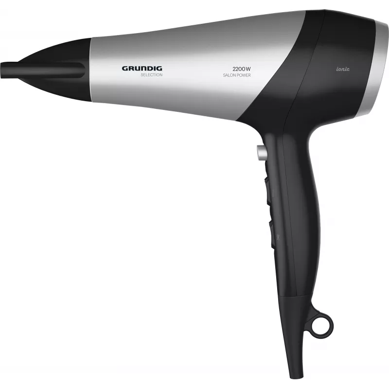 Grundig HD 6080 B suszarka do włosów 2200 W Czarny, Srebrny