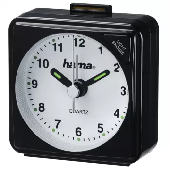Hama A50 Kwarcowy budzik Czarny