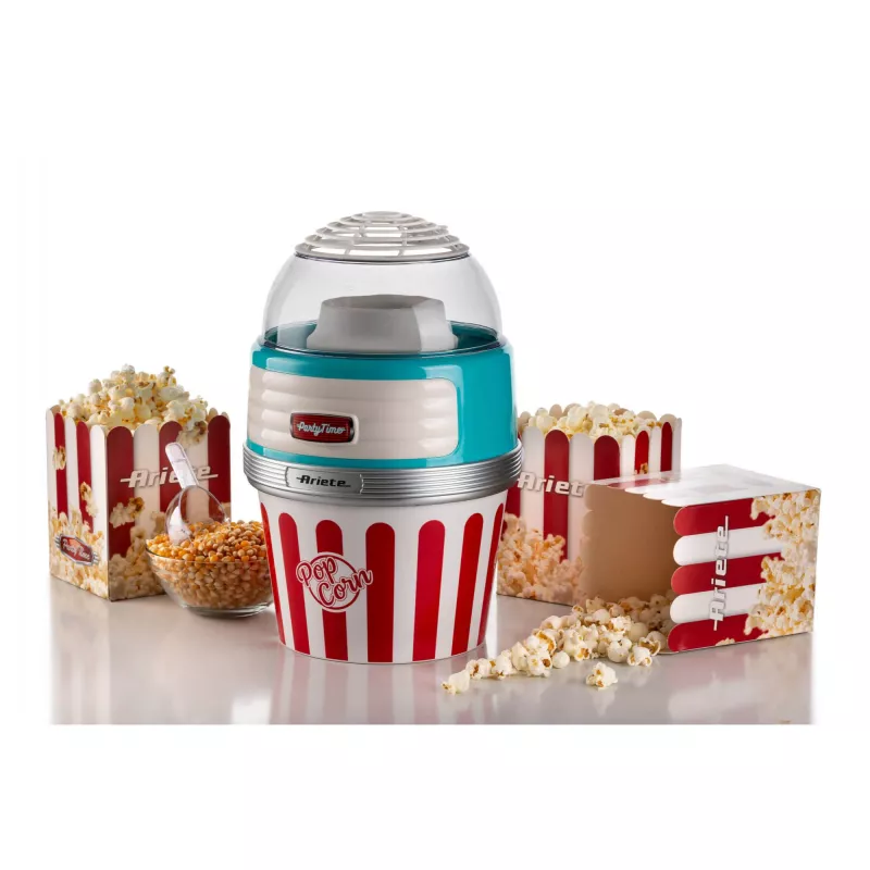 Ariete Popcorn XL Maszyna do popcornu, 1100 W, Niebieski