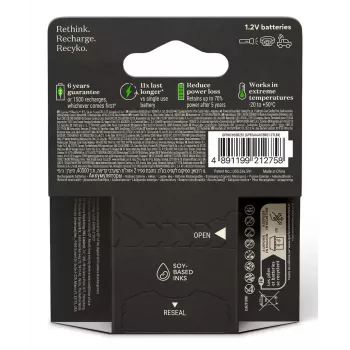 Akumulator GP baterie ReCyko Pro GPRCP80AAA174C4 AAA NiMH 14g