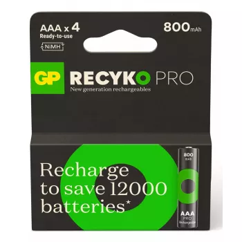 Akumulator GP baterie ReCyko Pro GPRCP80AAA174C4 AAA NiMH 14g