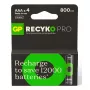 Akumulator GP baterie ReCyko Pro GPRCP80AAA174C4 AAA NiMH 14g