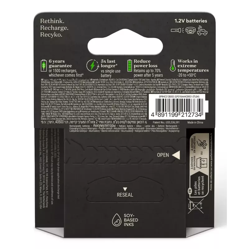 Akumulator GP baterie ReCyko Pro GPRCP200AA167C4 AA NiMH 30g