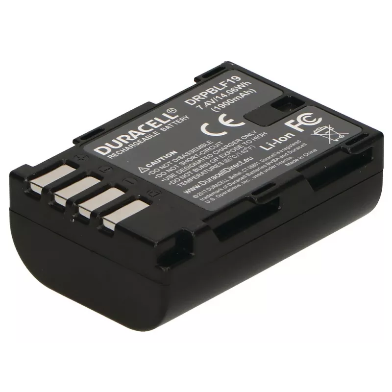 Bateria Duracell do aparatu - zamiennik baterii Panasonic DMW-BLF19E