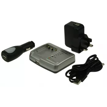 Ładowarka do baterii aparatu / zasilacz USB 2-Power
