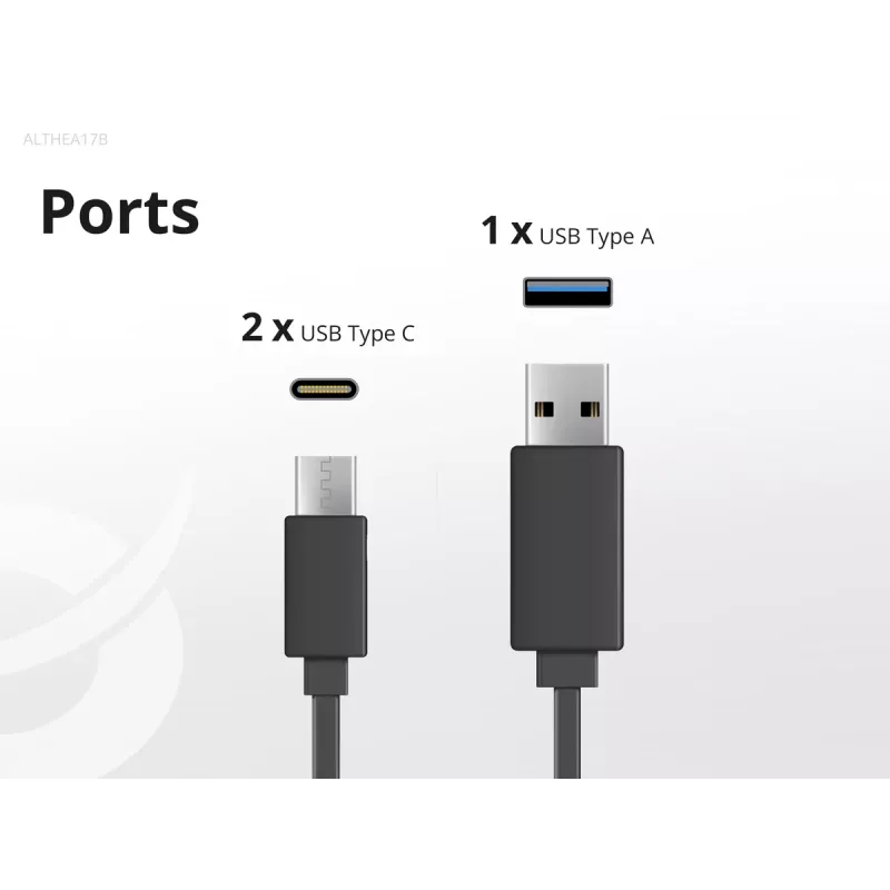 Conceptronic 3-Port 67W GaN USB PD Charger with USB-C Charging kabel, USB-C x 2, USB-A x 1, QC 3.0, PPS