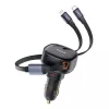 Ładowarka samochodowa z kablem USB Baseus Enjoyment Pro 60W