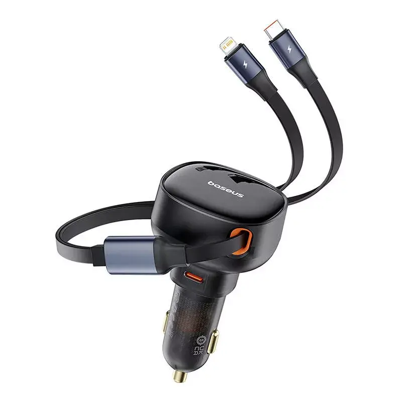 Ładowarka samochodowa z kablem USB Baseus Enjoyment Pro 60W