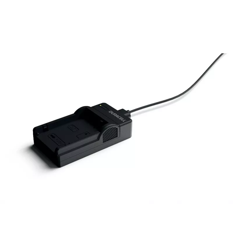 Ładowarka do akumulatorów Duracell DRC5900 USB do użytku wewnętrznego, kompatybilna z Canon LP-E8
