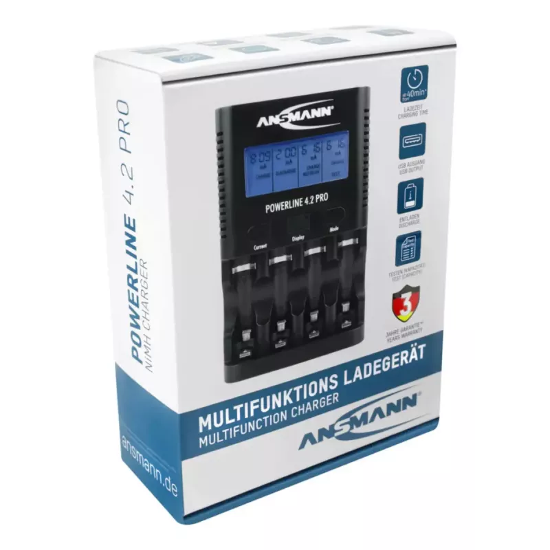 Ładowarka do akumulatorów Ansmann Powerline 4.2 Pro