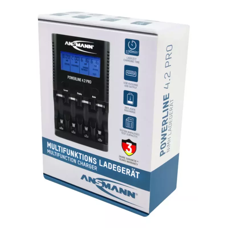 Ładowarka do akumulatorów Ansmann Powerline 4.2 Pro
