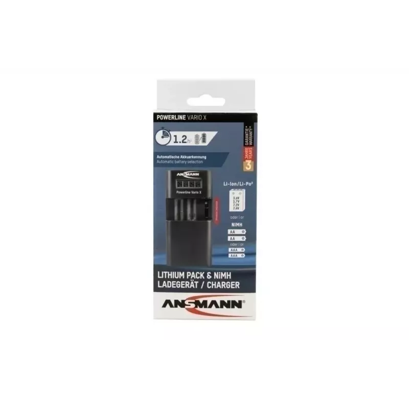 Ładowarka do akumulatorów Ansmann Powerline Vario X USB