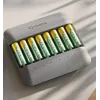 Ładowarka do akumulatorów Varta Eco Charger Multi — USB, NiMH AA/AAA, ładuje do 8 akumulatorów (2100 mAh, 1 h), szary