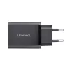 Zasilacz Intenso W65ACC porty USB-A i USB-C czarny