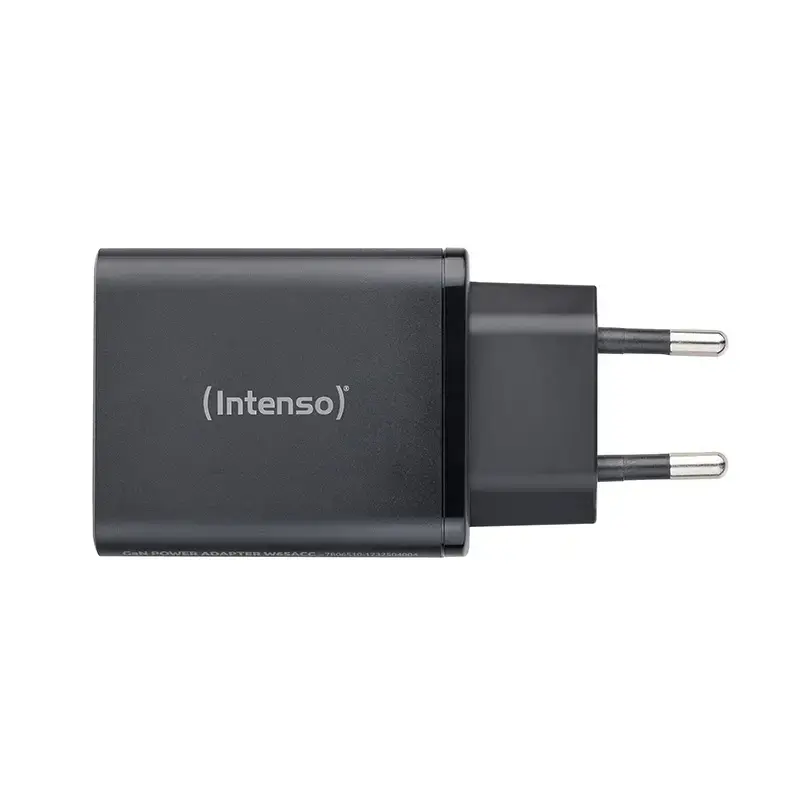 Zasilacz Intenso W65ACC porty USB-A i USB-C czarny