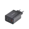 Zasilacz Intenso W65ACC porty USB-A i USB-C czarny