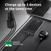 Zasilacz Intenso W65ACC porty USB-A i USB-C czarny