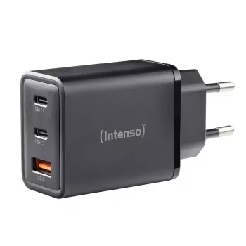 Zasilacz Intenso W65ACC porty USB-A i USB-C czarny