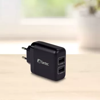 Ładowarka Fantec SC-A244 Uniwersalna Czarna AC Wewnętrzna