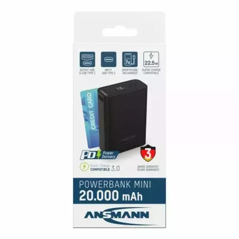 Przenośny akumulator Ansmann PB222PD 20000 mAh