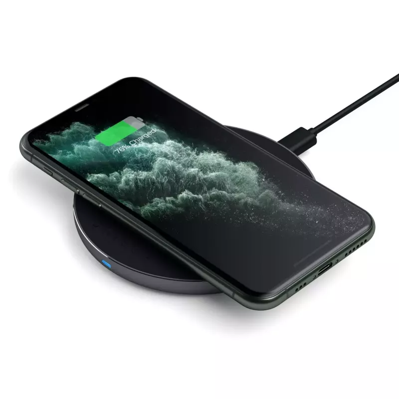 Ładowarka bezprzewodowa Satechi ST-IWCBM Szybkie ładowanie USB Type-C Wewnętrzna Smartfon Czarny Szary