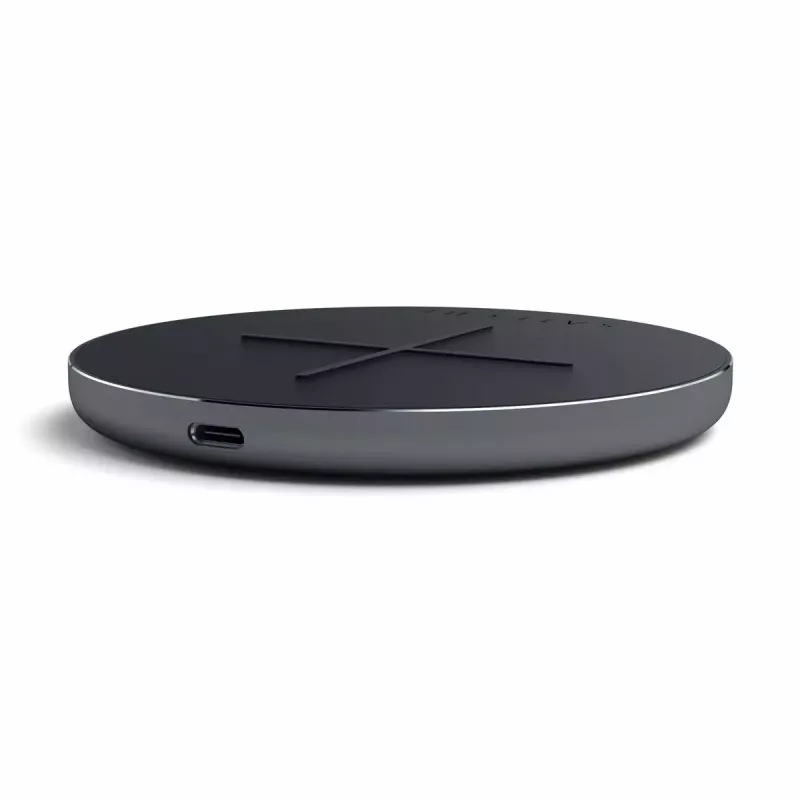 Ładowarka bezprzewodowa Satechi ST-IWCBM Szybkie ładowanie USB Type-C Wewnętrzna Smartfon Czarny Szary