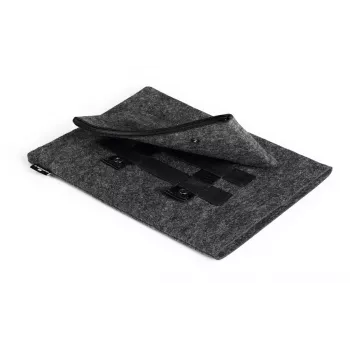 Etui rękawowe Durable Effect 33 cm 13 cali antracytowe 1 przednia kieszeń monochromatyczne