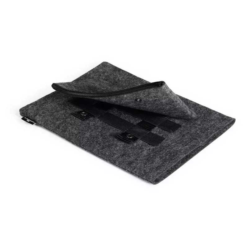 Etui rękawowe Durable Effect 33 cm 13 cali antracytowe 1 przednia kieszeń monochromatyczne