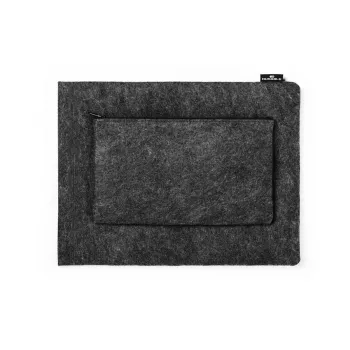 Etui rękawowe Durable Effect 33 cm 13 cali antracytowe 1 przednia kieszeń monochromatyczne