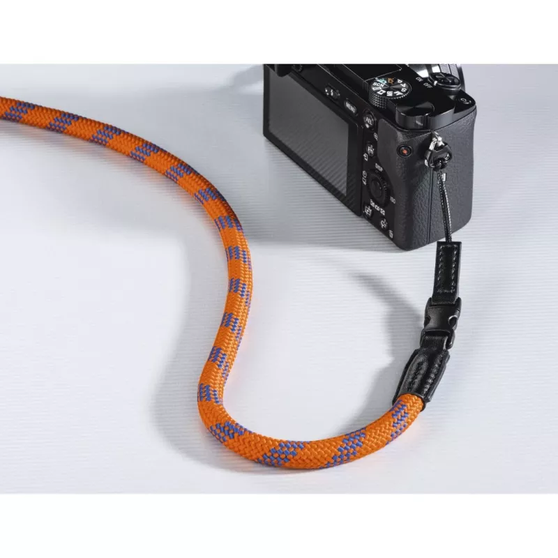 Hama Pasek Braid 120 Aparat cyfrowy Nylon Niebieski, Pomarańczowy