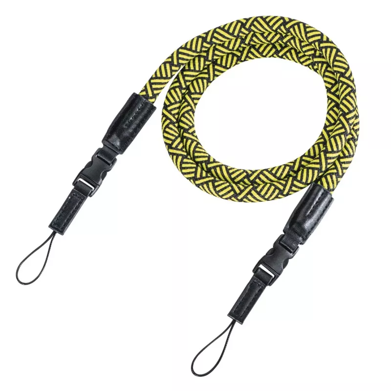 Hama Braid 120 pasek do aparatu cyfrowego Nylon Czarny, Żółty