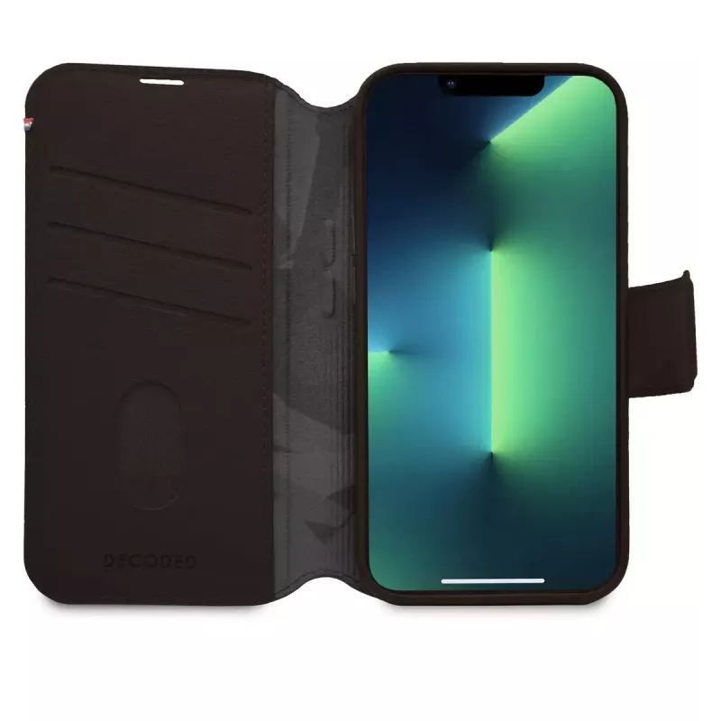 Etui z portfelem Decoded iPhone 14 Plus Brązowy 6.7 cala 3 kieszenie na karty