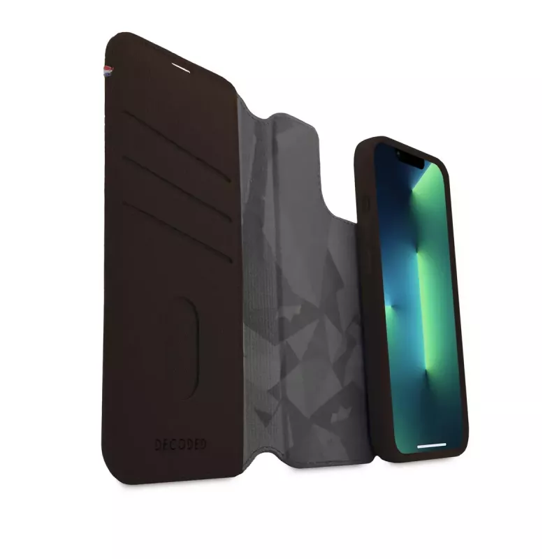 Etui z portfelem Decoded iPhone 14 Plus Brązowy 6.7 cala 3 kieszenie na karty