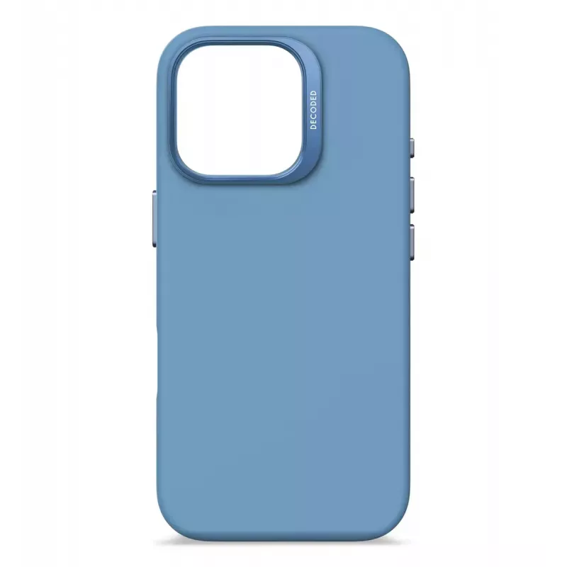 Dekodowane silikonowe etui w kolorze niebieskim dla iPhone 16 Pro 6,3 cala