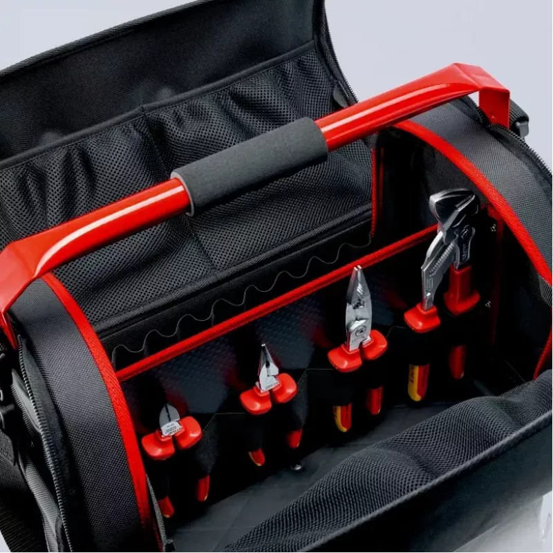 Torba na narzędzia Knipex 00 21 08 LE czarno-czerwona poliestrowa