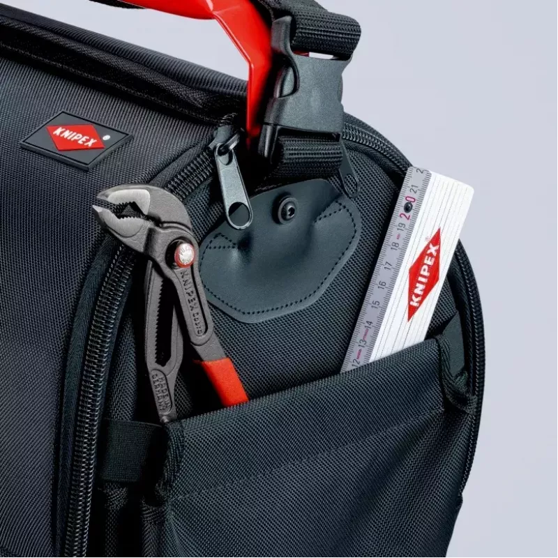 Torba na narzędzia Knipex 00 21 08 LE czarno-czerwona poliestrowa
