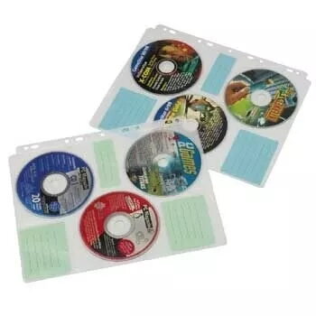 Hama CD-ROM Index Sleeves 60 dysków Transparent