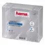 Podwójne pudełko na CD Hama 44752, zestaw 5 szt., na 2 płyty, przezroczyste
