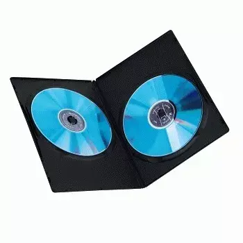 DVD cienki Double-Box Hama 51184 Czarny 2 płyty
