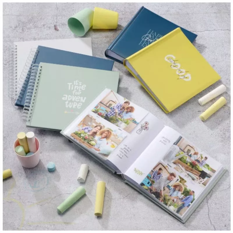 Hama Good Things album na zdjęcia żółty 200 arkuszy 10 x 15 oprawa książkowa