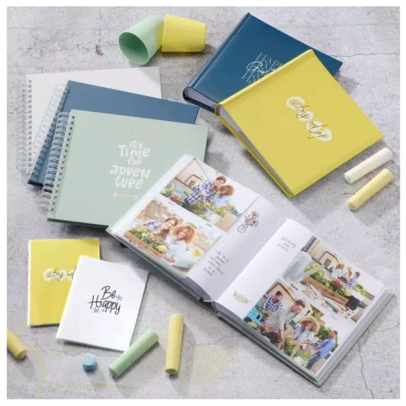 Hama Good Things album na zdjęcia żółty 200 arkuszy 10 x 15 oprawa książkowa