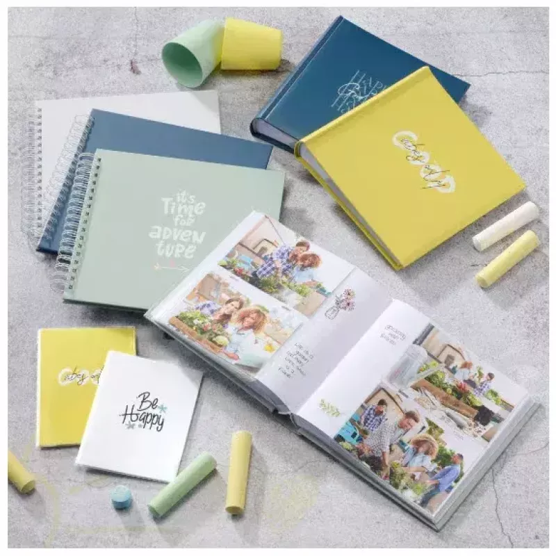 Hama Good Things album na zdjęcia niebieski 100 arkuszy 10 x 15 oprawa spiralna