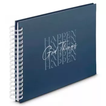 Hama Good Things album na zdjęcia niebieski 100 arkuszy 10 x 15 oprawa spiralna