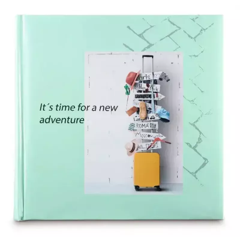 Hama Journey album na zdjęcia miętowy 400 arkuszy 10 x 15 oprawa książkowa