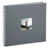Album fotograficzny Hama Fine Art szary 100 arkuszy 10 x 15 cm oprawa spiralna