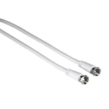 Kabel koncentryczny Hama 00011898 F M Standard 3 m Biały
