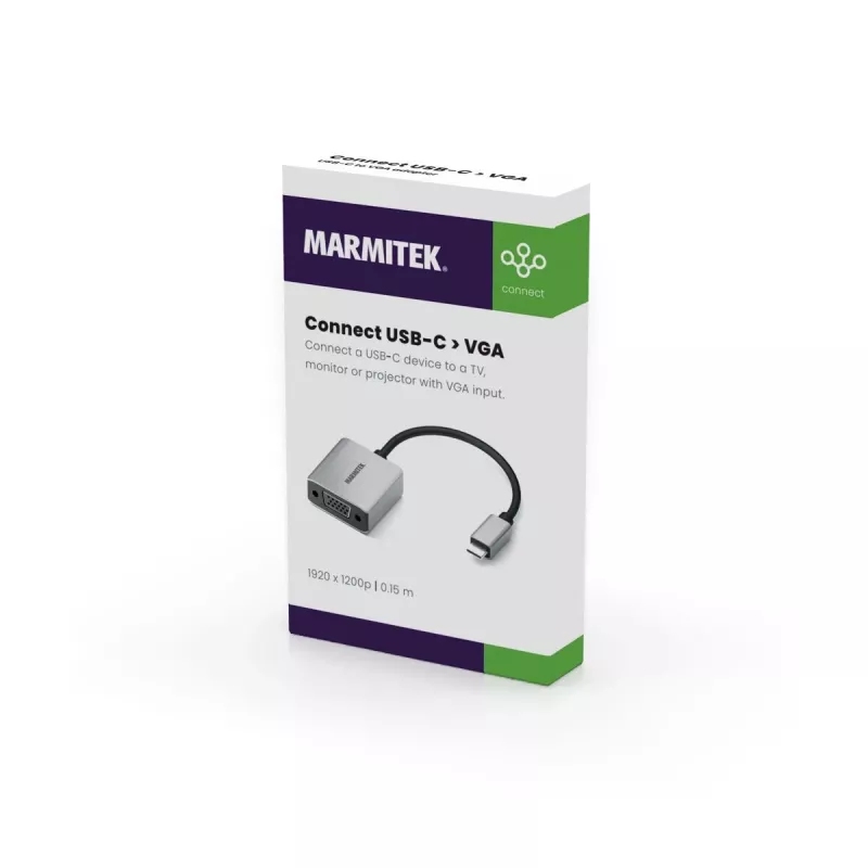 Marmitek Connect USB C to VGA – Adapter USB-C na VGA