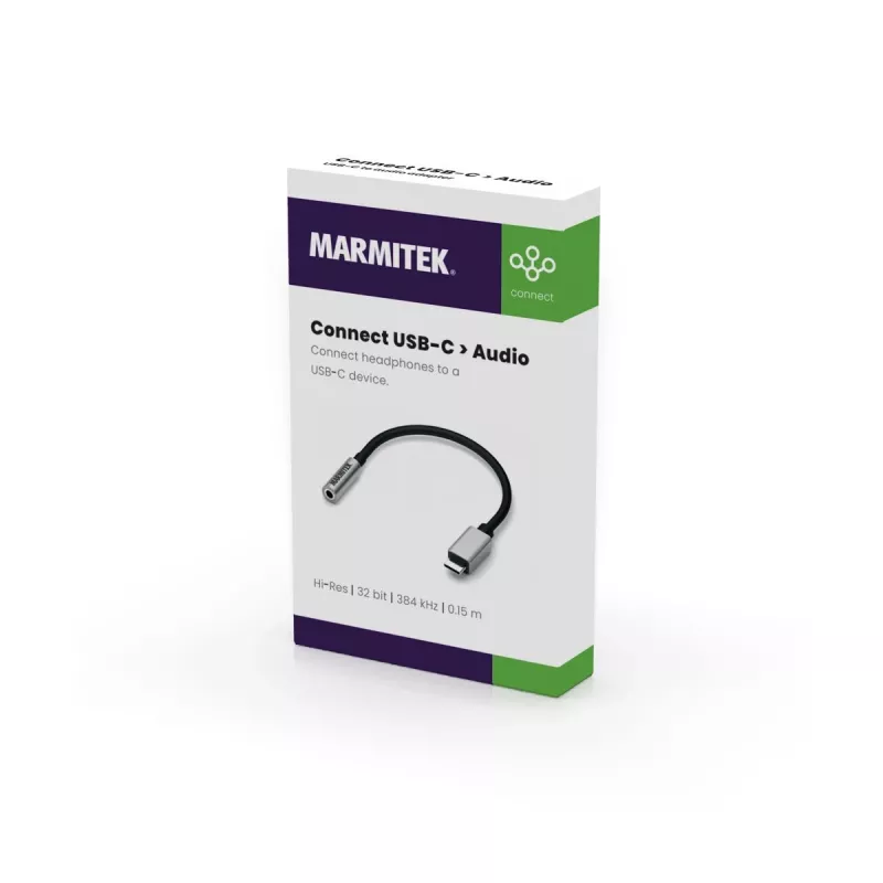 Marmitek Connect USB-C > Audio 8374 Adapter do urządzeń audio