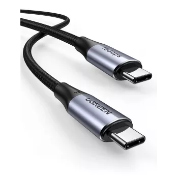 Kabel USB Ugreen 80150 USB 3.2 Gen 2 USB C Czarny 10 Gbit/s
