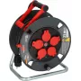 Bęben kablowy Brennenstuhl 9231250100 5 gniazd AC 25 m Czarny, Czerwony